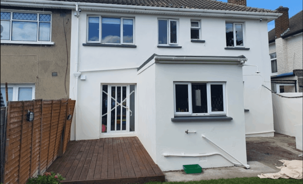 Exterior painting painting in colour