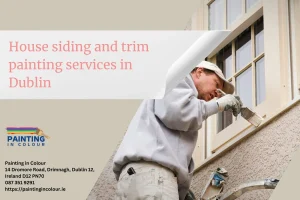 House siding and trim painting services in Dublin