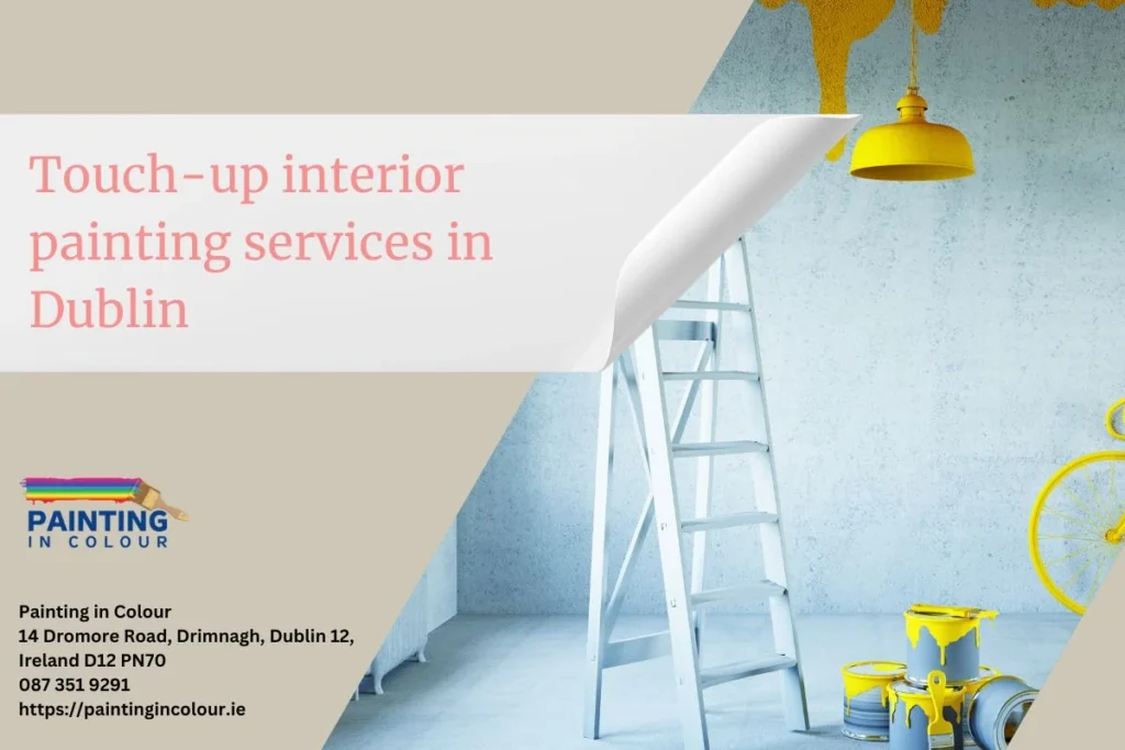 Touch-up interior painting services in Dublin