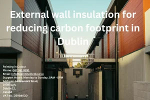 External wall insulation for reducing carbon footprint in Dublin
